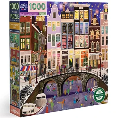 Abbildung von eeBoo Puzzle 1000 Teile Magisches Amsterdam (EPZTAMD