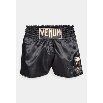 Abbildung von Venum MUAY THAI Shorts Classic kurze Sporthose, Herren, Größe: Medium, Black/gold