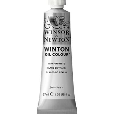 Abbildung von Winsor &amp; Newton 8840005 Winton, feine hochwertige Ölfarbe 37ml Tube mit gleichmäßiger Konsistenz, Lichtbeständig, hohe Deckkraft, Reich an Farbpigmenten Titanweiß