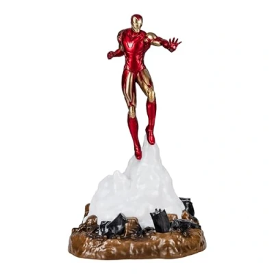 Abbildung von Iron Man Figurenlampe Offiziell lizenziertes Marvel Avengers Deko &amp; Geschenk, Sammlerlamp, USB betrieben, 31,5 cm (12,4 Zoll)