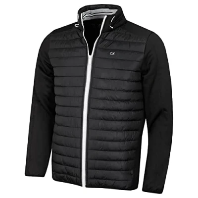 Abbildung von Calvin Klein Herren Hyrbid Jacke Schwarz/Silber XL