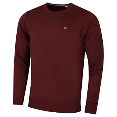 Abbildung von Calvin Klein Herren Baumwolle Sweater Burgundy L