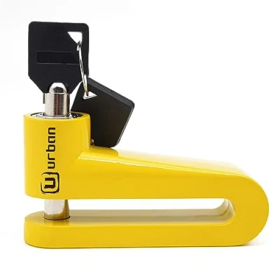 Abbildung von URBAN 922A Bremsscheibenschloss Diebstahlsicherung ø10 Universal Schloss Moto Scooter Fahrrad Roller + Geschenk Transporttasche