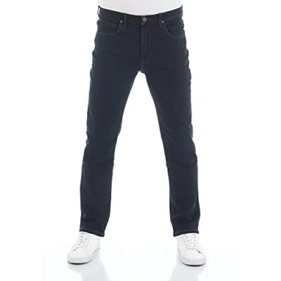 Abbildung von Lee Brooklyn Straight Herren Jeans, Blue Black, 48W / 32L