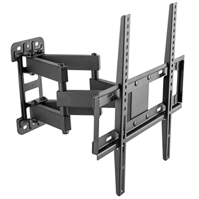 Abbildung von RICOO TV Wandhalterung Fernseher Schwenkbar Neigbar für 32 55 Zoll, Universal Halterung S7744, Fernsehhalterung Wand, bis 45 Kg mit max. VESA 400x400 mm
