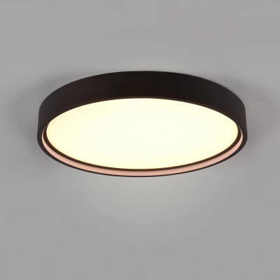 Abbildung von Trio Leuchten LED Deckenleuchte Doha 641310232, Metall Schwarz matt, Acryl, inkl. 29 Watt