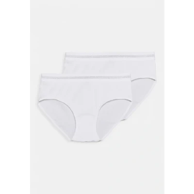 Abbildung von Schiesser Organic Cotton 2 PACK Slip für Kinder, Größe: 140, Weiß
