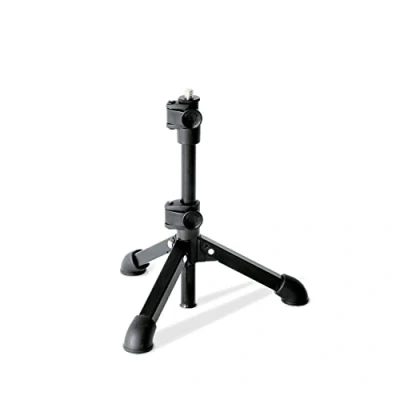 Abbildung von K&amp;M 23150 Tischstativ Stahl, Schwarz Stufenlos 23 43 cm Höhe, 3/8“ Gewindeanschluss Für Kamera, Recorder, Foto