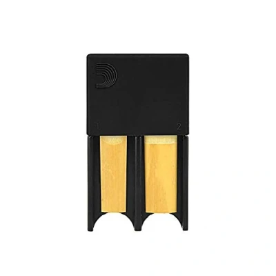 Abbildung von D&#039;Addario DRGRD4ACBK Reed Guard für 4 Klarinetten/Saxophonblätter, Blister mit 1 Stück schwarz