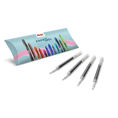 Abbildung von Pentel LR7 AX Nachfüllmine für EnerGel Stifte, 0,7 mm Kugelspitze = 0,35 Strichstärke, schwarz, 1 stück (4er Pack)