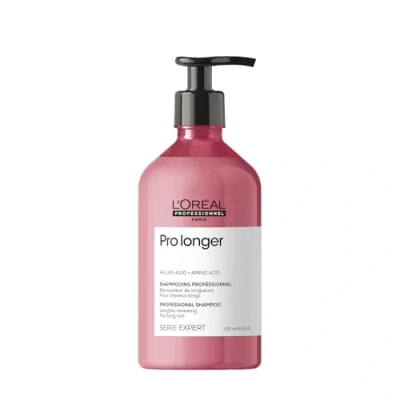 Abbildung von L&#039;Oréal Professionnel Stärkendes Haarshampoo für langes und dünnes Haar, Mit Filler A 100 &amp; Aminosäuren, Serie Expert, Pro Longer Shampoo, 500 ml