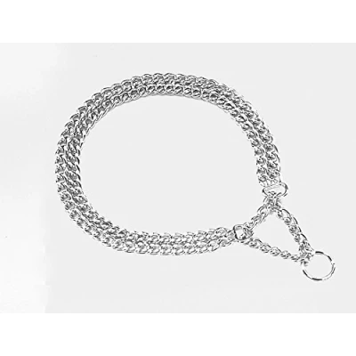 Abbildung von Nobby Kettenwürger zweireihig chrom, L: 65 cm, Ø 3,0 mm, 1 Stück
