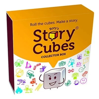 Abbildung von Asmodee ASMRSCREPACK01B Collectors Story Cubes: Repack Design B Inhalt £39 RRP, gelb, Special Value Box
