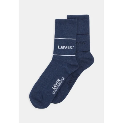 Abbildung von Levi&#039;s Short CUT LOGO Sport Unisex 2 PACK Socken, Größe: 43 46, Denim