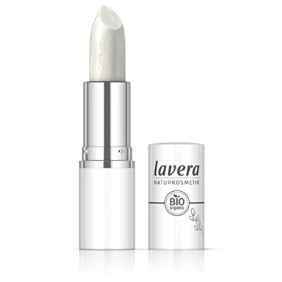 Abbildung von lavera Candy Quartz Lipstick White Aura 02 Federleichte Textur Bis zu 6 Stunden Halt vegan Naturkosmetik (1x 17,9 g)
