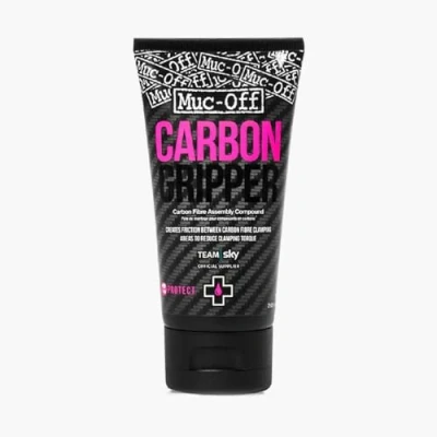 Abbildung von Muc Off Carbon Gripper, 75 Gramm Effektive Carbonfaser Montagepaste Fahrrad Verbessert die Griffigkeit durch Erzeugung von Reibung Zwischen Flächen Zubehör