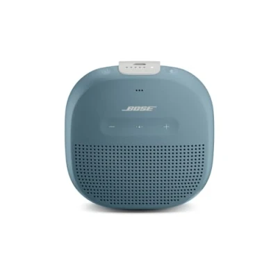 Abbildung von Bose SoundLink Micro Bluetooth speaker: kleiner tragbarer, wasserdichter Lautsprecher mit Mikrofon, Blau