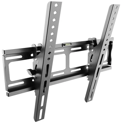 Abbildung von RICOO TV Wandhalterung Fernseher Halterung Neigbar Flach Ultra Slim für 32 65 Zoll R09 Monitor 55 bis 95Kg max VESA 400x400