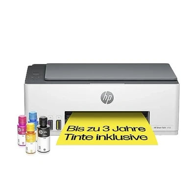 Abbildung von HP Smart Tank 5105 3 in 1 Multifunktionsdrucker (WLAN; Mobiles Drucken) Jahre Tinte inklusive, Garantie, großer Tintentank, hohe Reichweite, Drucken hoher Qualität