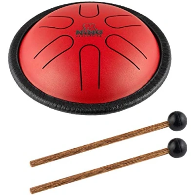 Abbildung von Nino Percussion Mini Melody Stahl Zungentrommel mit Schlägeln für alle Altersgruppen einfach Songs erstellen Klassenzimmer Musik, 2 Jahre Garantie (NINO980R)