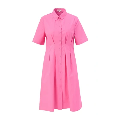 Abbildung von s.Oliver MIT Kellerfalten Blusenkleid, Damen, Größe: 36, Pink