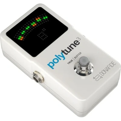 Abbildung von TC Electronic POLYTUNE 3 Ultrakompakter polyphoner Tuner mit mehreren Tuning Modi und integriertem BONAFIDE PUFFER