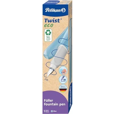 Abbildung von Pelikan Twist® eco Füller für Rechts und Linkshänder, blue, Feder M, 1 Stück