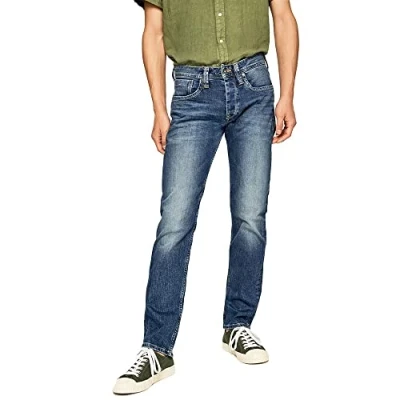 Abbildung von Pepe Jeans Herren Cash Straight Jeans, 000denim, 33W / 32L