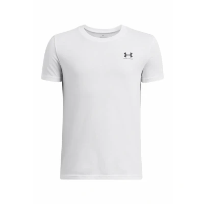 Abbildung von Under Armour Sportstyle Sport Tshirt White für Kinder, Größe: 149 160,
