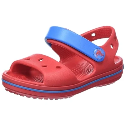 Abbildung von Crocs Unisex Kinder Crocband Sandal Kids Sandal, Varsity Red, 23/24 EU