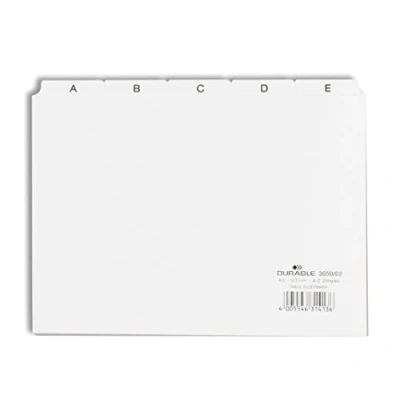 Abbildung von Durable Leitregister A Z (A5 quer) 1 Stück, weiß, 365002