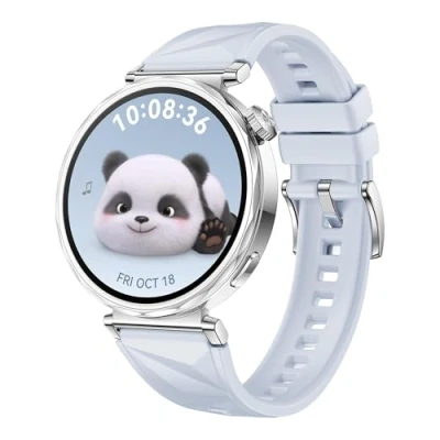 Abbildung von HUAWEI Watch GT 5 41 mm Smartwatch, Kunstvolles Design, Erweiterte Lauf und Fahrradfunktionen, Gesundheitsmonitoring, Bis zu 7 Tage Akkulaufzeit, Kompatibel mit iOS &amp; Android, Blau