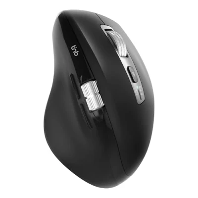 Abbildung von T&#039;nB Infinite Pro Maus Kabellose Maus, wiederaufladbar, Scrollrad und Seitenrad, ultraschnelles Scrollen, doppelte Bluetooth Verbindung Radiofrequenz, kompatibel mit Windows/MacOS Schwarz
