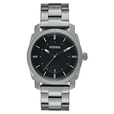 Abbildung von Fossil Machine Uhr, Herren, Größe: One Size, Grey
