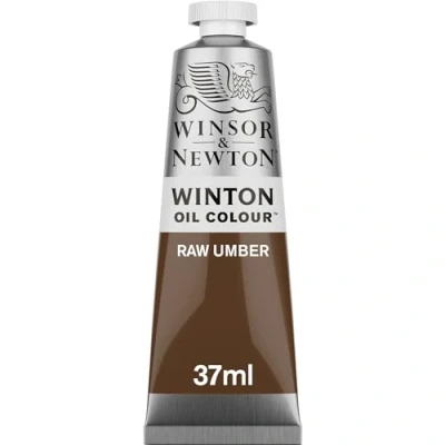 Abbildung von Winsor &amp; Newton 1414554 Winton, feine hochwertige Ölfarbe 37ml Tube mit gleichmäßiger Konsistenz, Lichtbeständig, hohe Deckkraft, Reich an Farbpigmenten Umbra natur