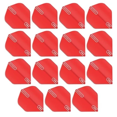 Abbildung von Hardcore XT Red Extra Dicke Standard Dart Flights 5 Sätze pro Packung (15 insgesamt)