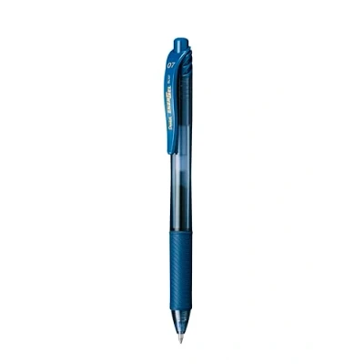 Abbildung von Pentel EnerGel X BL107 CAX Gel Tintenroller, marineblau, 0,7 mm Strichstärke, Druckmechanik, nachfüllbar