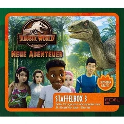 Abbildung von Jurassic World Neue Abenteuer: Alle Original Hörspiele zur 3. Staffel (Folge 17 26) [Hörspiel Staffelbox mit 3 CDs]