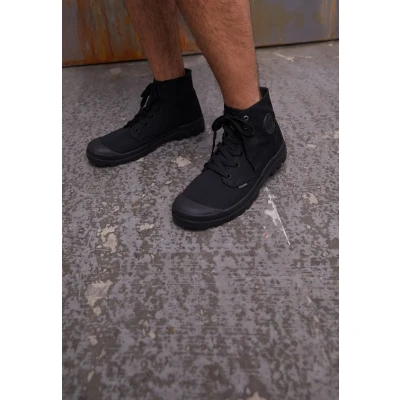 Abbildung von Palladium MONO Chrome Unisex Schnürstiefelette, Größe: 47, Black Schuhe