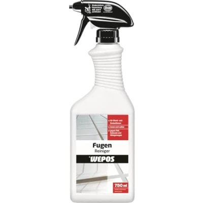 Abbildung von Wepos Fugen Reiniger 750 ml für die an Wand und Bodenfliesen Innen Außenbereich Entfernt Fett, Schmutz, Pflegemittelrückstände