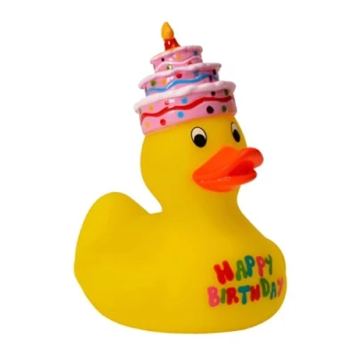Abbildung von Out of the blue 20/1063 Ente Gelbe Quitscheente &amp;quotHappy Birthday
