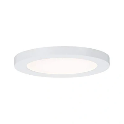 Abbildung von Paulmann 3726 LED Panel Einbaupanel Cover it rund incl. 1x12 Watt Deckenlampe Weiß matt Lichtpanel Kunststoff Deckenlicht 3000 K
