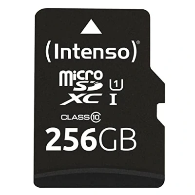 Abbildung von microSDXC Speicherkarte UHS I Premium 256 GB, bis 40 MB/s, Class 10/U1
