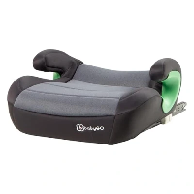 Abbildung von babyGO Sitzerhöhung Bursa III nach neuer I Size Norm Kindersitzerhöhung mit verstellbarem Isofix Kindersitz/Autositz für Kinder (ca. 15 36 kg) Grau