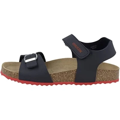 Abbildung von Geox Jungen J Ghita Boy B Sandalen, Navy Red, 27 EU