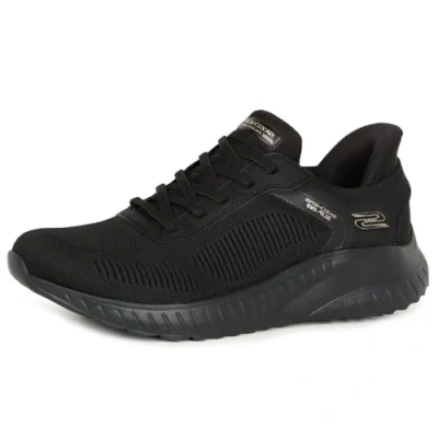 Abbildung von Skechers Damen Bobs Squad Chaos Sneaker, Schwarz, 39.5 EU