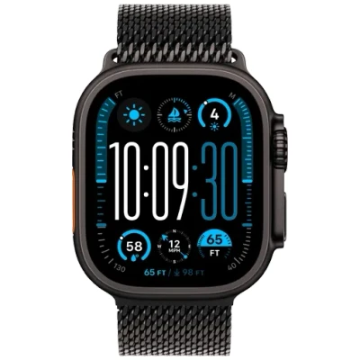 Abbildung von Apple Watch Ultra 2 Schwarz (Schwarzes Metallarmband L)