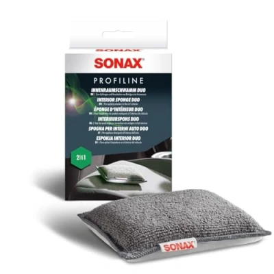 Abbildung von SONAX PROFILINE InnenraumSchwamm Duo (1 Stück) zur Tiefenreinigung von verschiedensten Oberflächen Art Nr. 04193000