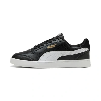 Abbildung von PUMA Unisex Shuffle Sneaker, Black White Team Gold, 37 EU