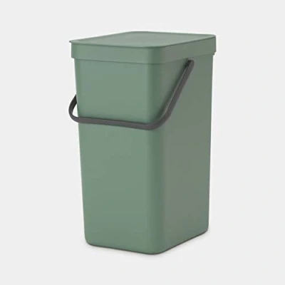 Abbildung von Brabantia 129827 Abfalleimer, Plastik, Tannengrün, (16L) UK